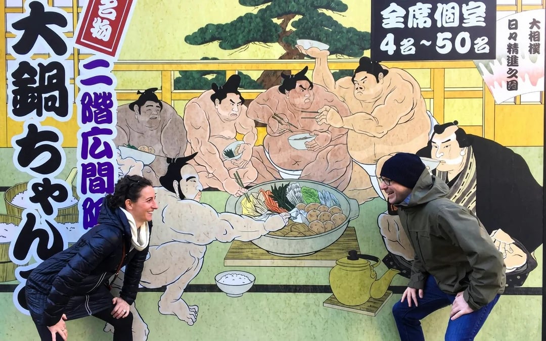 Tokyo Ryogoku Sumo Morning Practice + Photo Shoot with Wrestlers Image 5