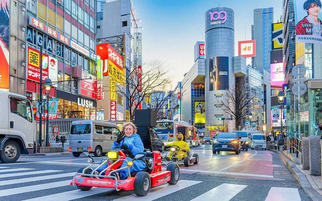 Tokyo: Shinjuku, Harajuku & Shibuya 60-Min Go-Karting Experience Image 1
