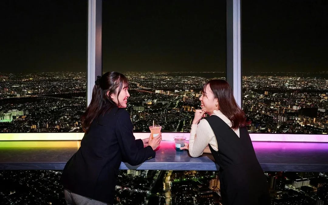 TOKYO SKYTREE Tembo Deck Night Entry Tickets with Alcoholic Drink Image 1