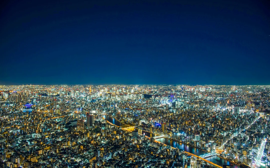 TOKYO SKYTREE Tembo Deck Night Entry Tickets with Alcoholic Drink Image 9