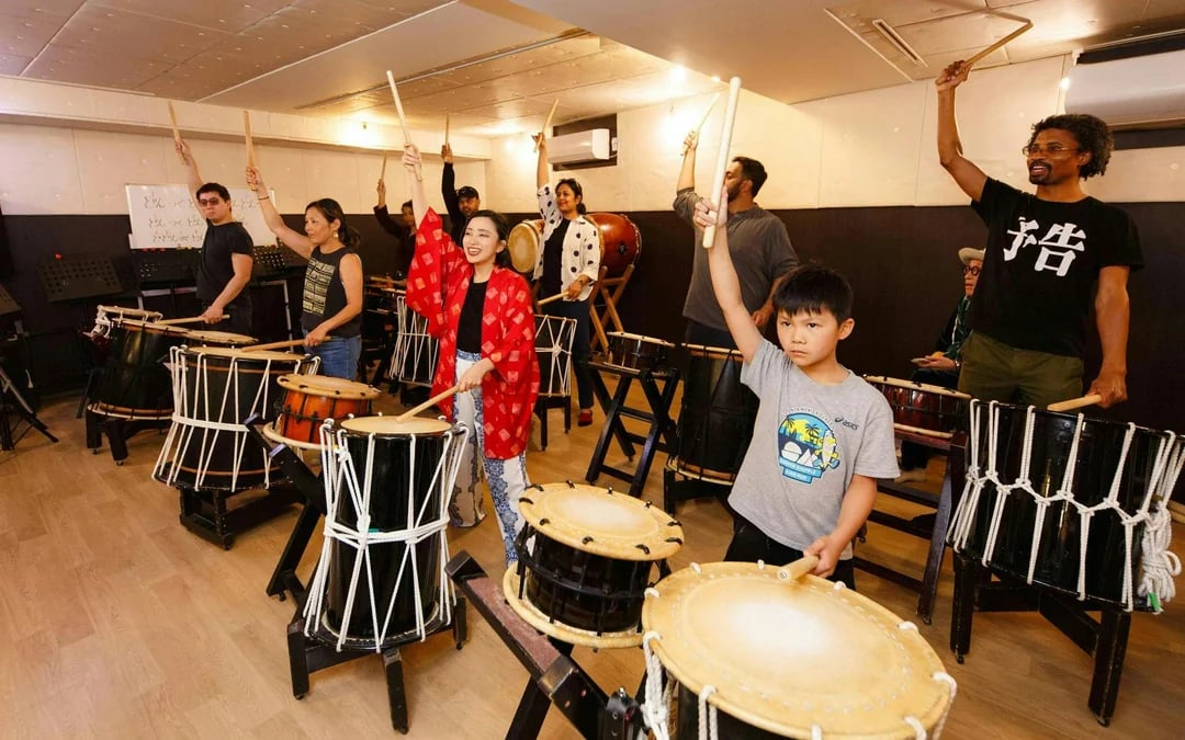 Tokyo Taiko Drumming Workshop with Master Instructor & Performance Video Image 2