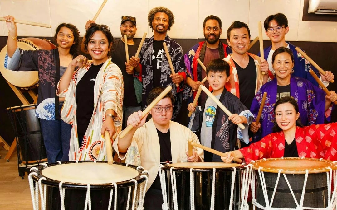 Tokyo Taiko Drumming Workshop with Master Instructor & Performance Video Image 3