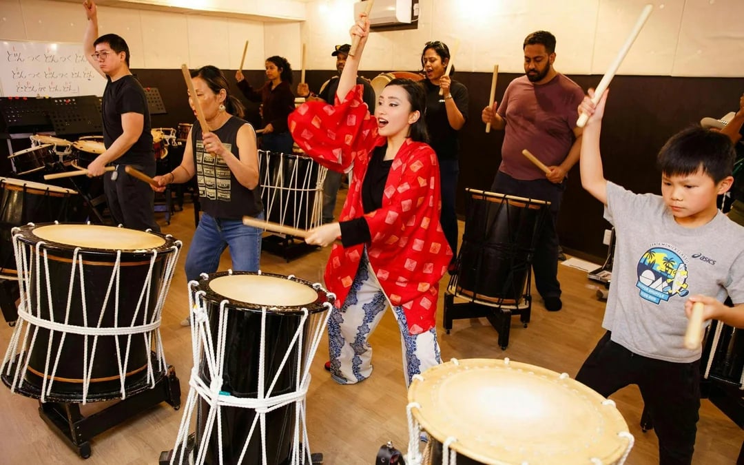 Tokyo Taiko Drumming Workshop with Master Instructor & Performance Video Image 4