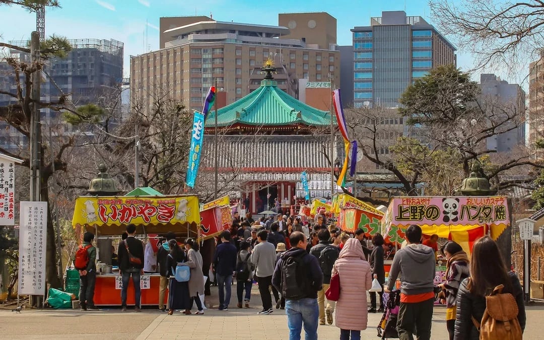 Tokyo Ueno Park and Ameyoko Guided Walking Tour with Street Food Tastings and Historical Insights Image 5