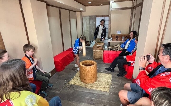 Traditional Mochi Pounding Hands-On Experience with Rice Cake Tasting and Traditional Costume Image 10