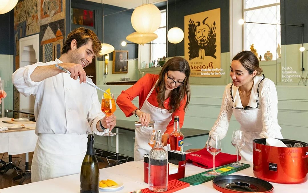 Traditional Roman Pasta and Spritz Cooking Class Image 6