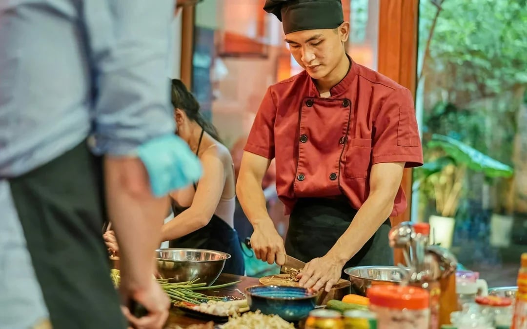 Traditional Vietnamese Cooking Class with Local Market Visit Image 1