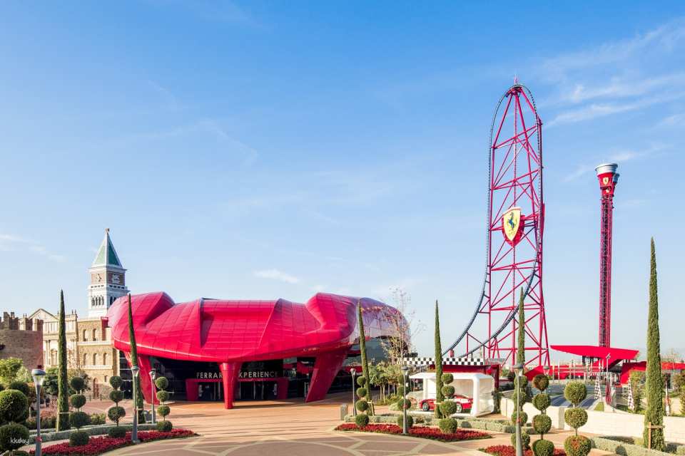 Day Trip to PortAventura Park or Ferrari Land from Barcelona