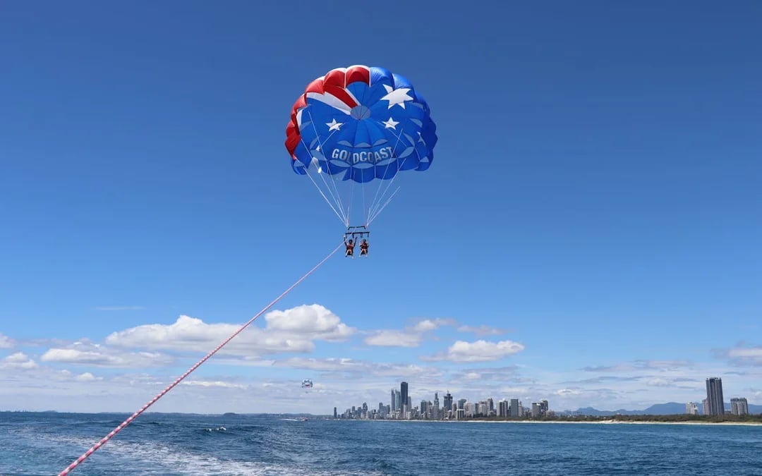Triple Parasail - 3 people. Image 2