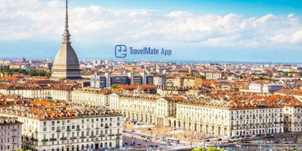 Turin audio guide with TravelMate app