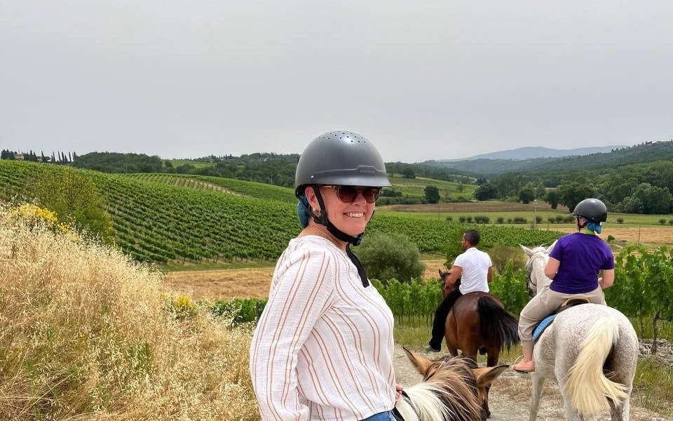 Tuscany Horseback Ride in the Countryside with Views of San Gimignano Image 5
