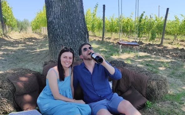 Tuscany Private Tuk Tuk Tour with Countryside Picnic and Winery Visit Image 4