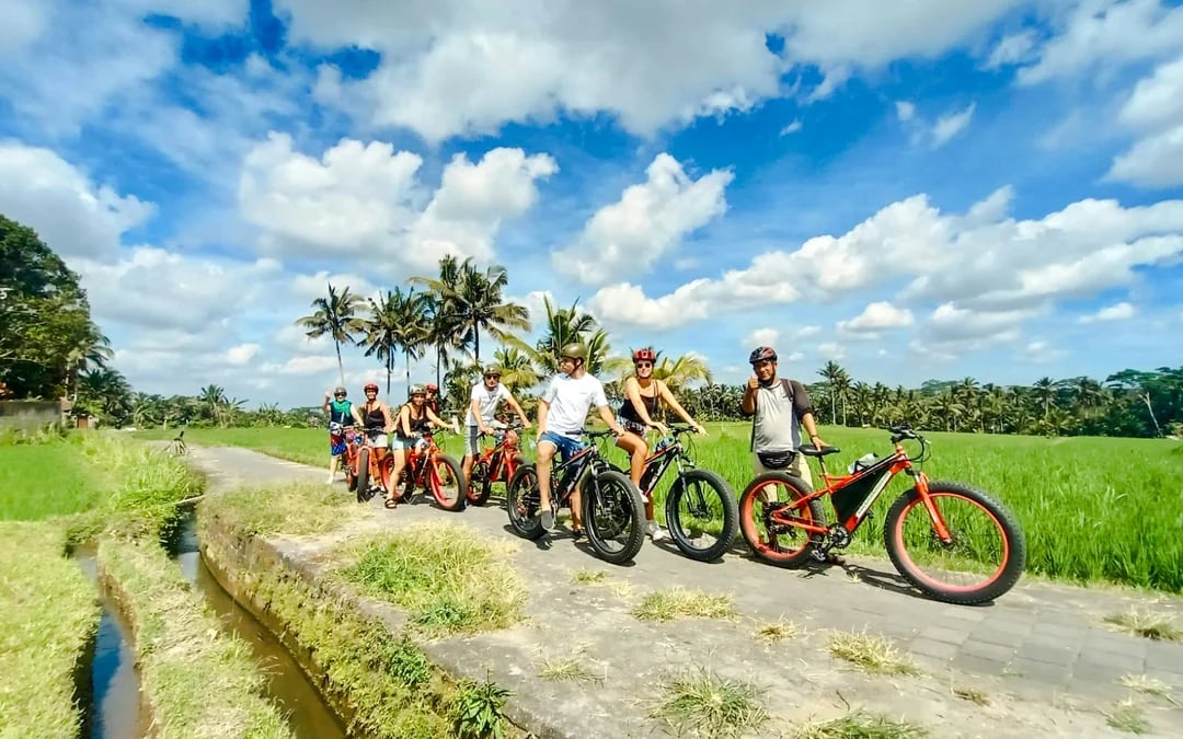 Ubud E-Bike Guided Tour to Tegallalang Rice Terraces Image 1