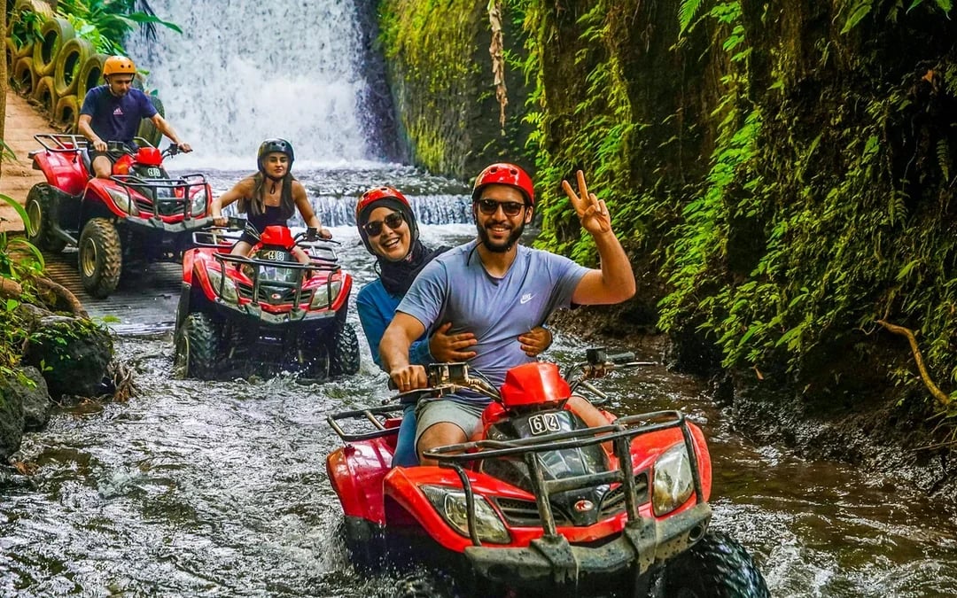 Ubud: Gorilla Face ATV Adventure with Jungle Swing & Goa Raja Waterfall Image 6