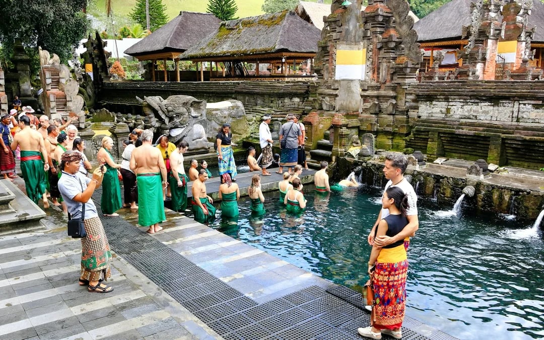 Ubud Highlights Private Tour with Entry Fees Included: Monkey Forest, Tirta Empul, Waterfall & Rice Terrace Image 6