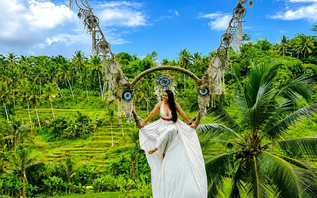 Ubud Private Rice Terrace Zipline, Sky Bike and Jungle Swings Image 7