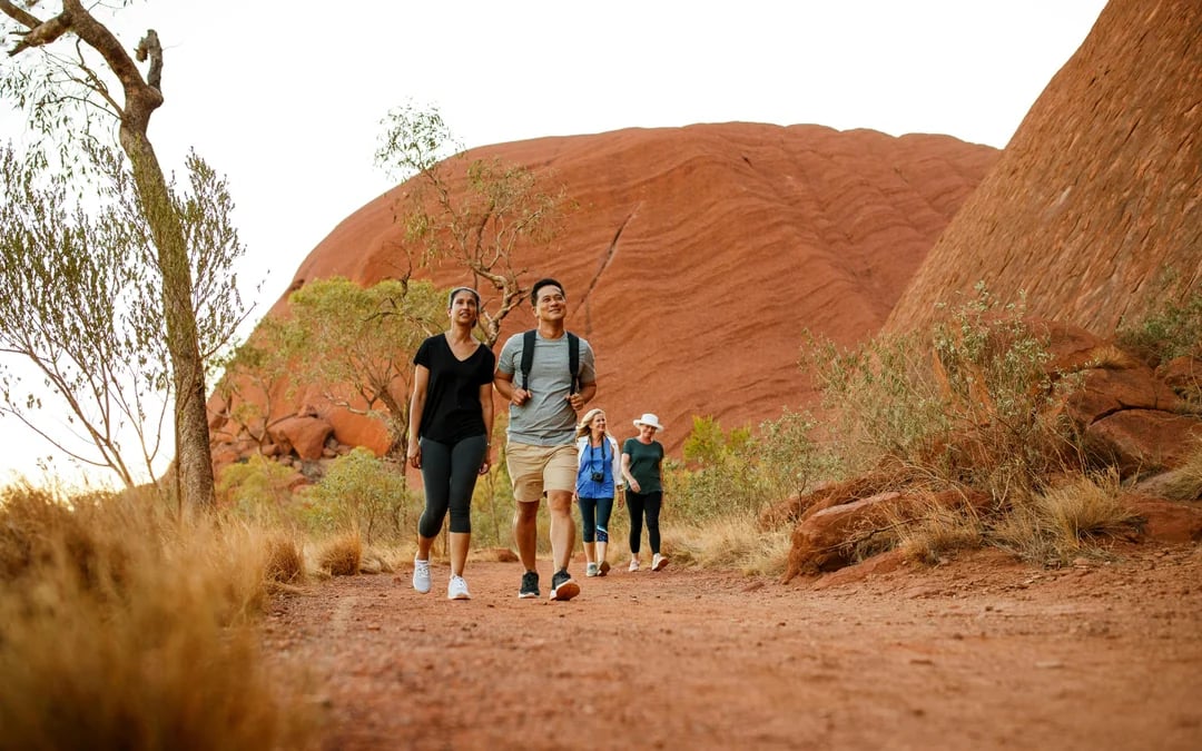 Uluru Sunrise Guided Walking Tour with Picnic Breakfast Image 1