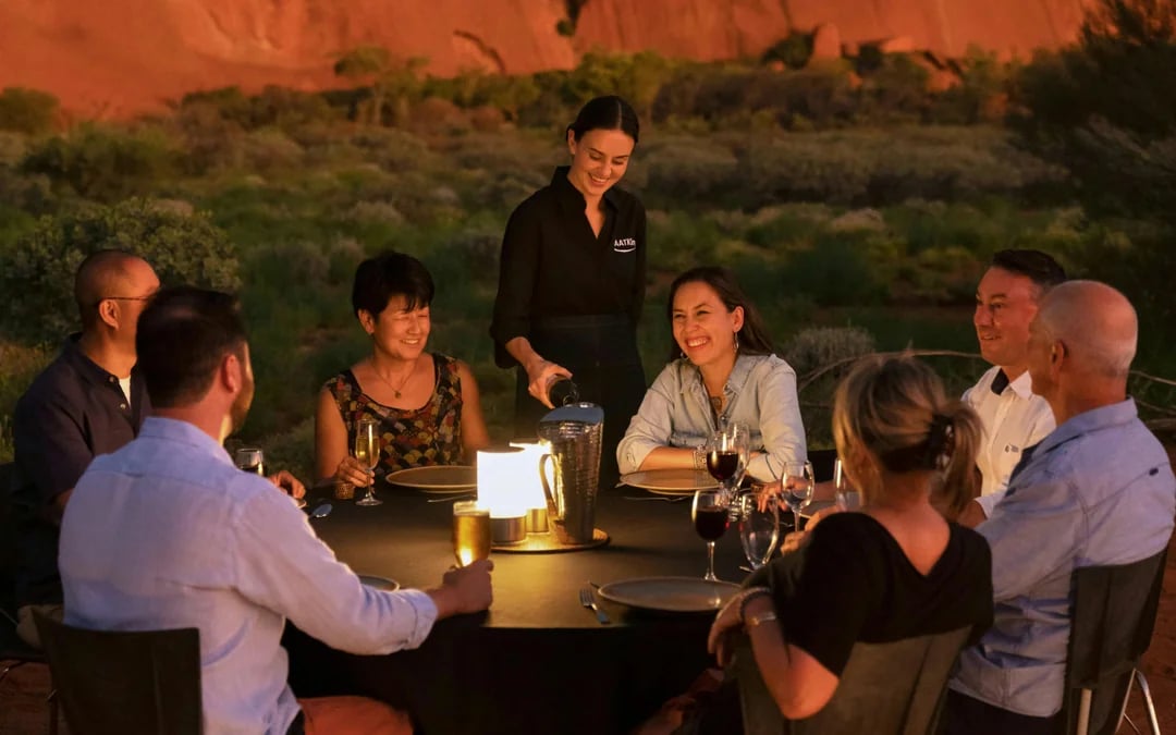 Uluru Sunset & Stargazing Tour with BBQ Dinner Image 1