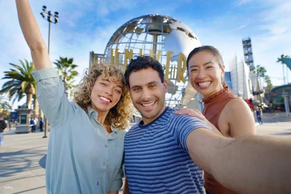 Universal Studios Hollywood entry with shuttle and hop-on hop-off tour