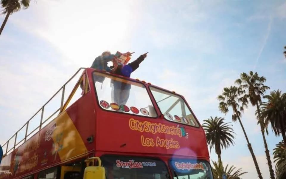 Universal Studios Hollywood entry with shuttle and hop-on hop-off tour