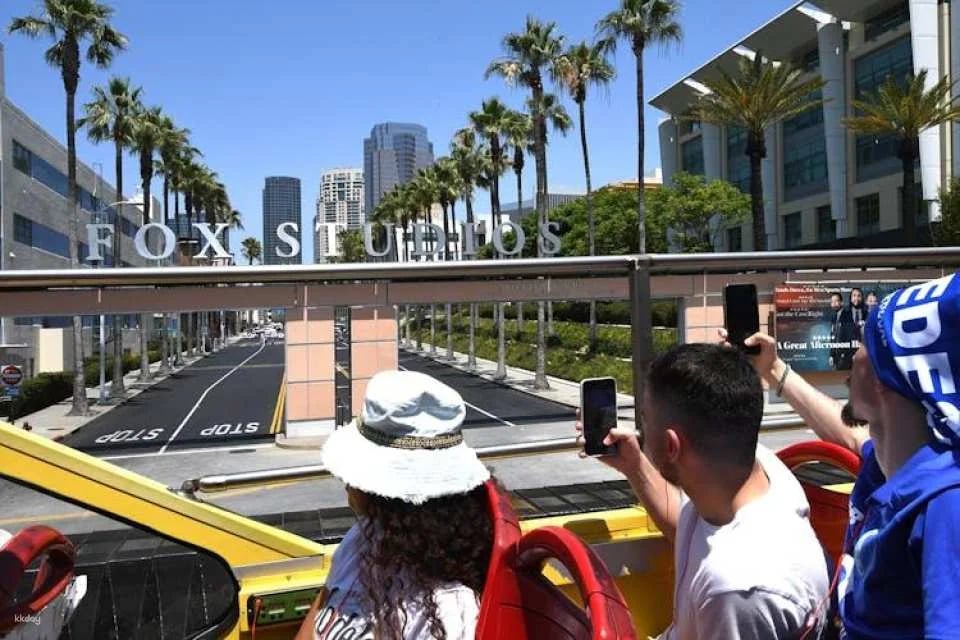Universal Studios Hollywood entry with shuttle and hop-on hop-off tour