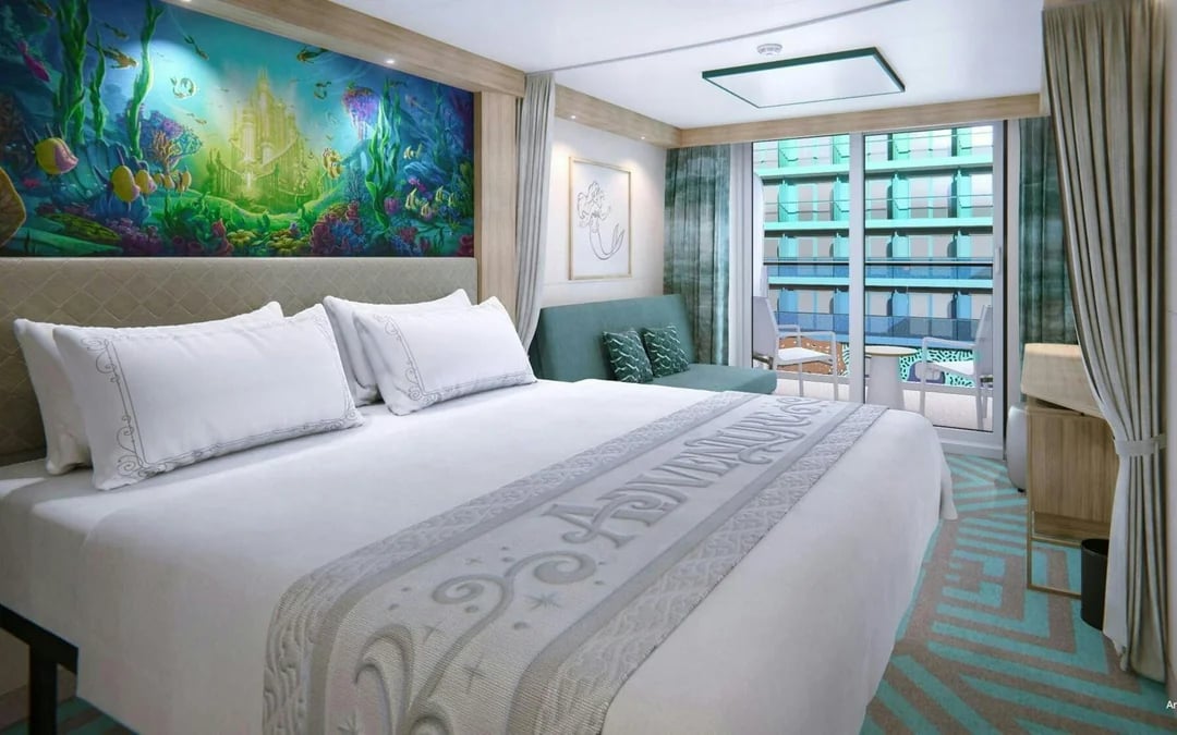 Verandah Staterooms: Disney Adventure Cruise Image 2