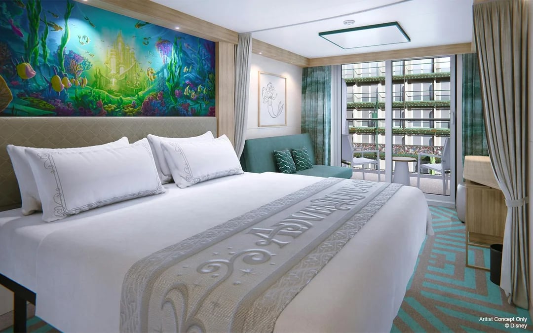 Verandah Staterooms: Disney Adventure Cruise Image 3