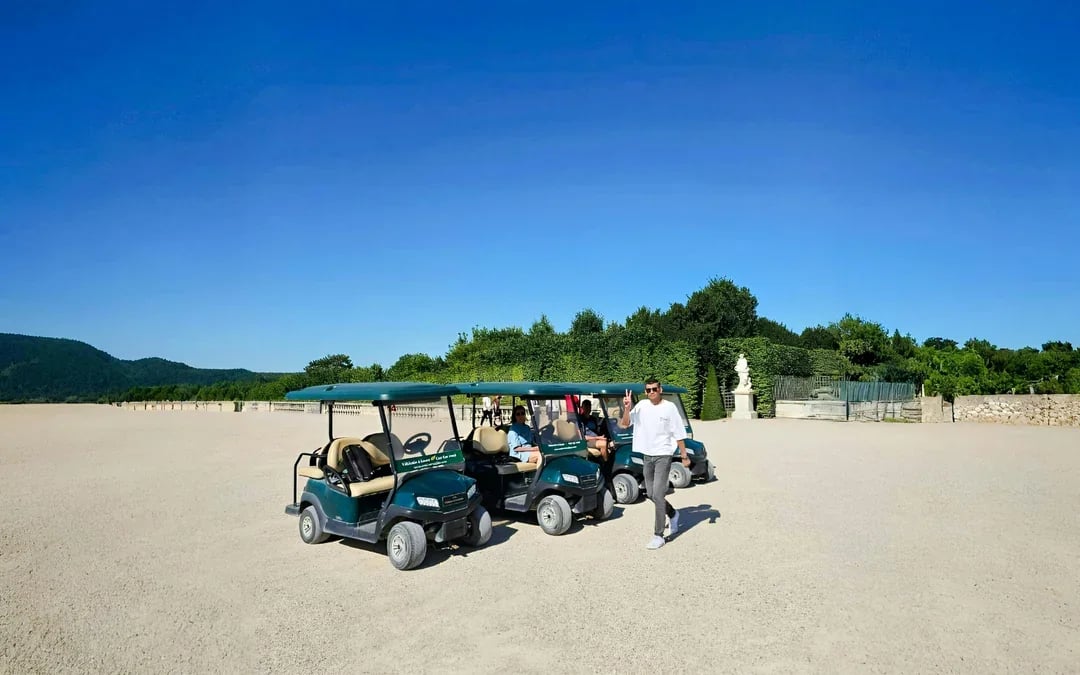 Versailles Golfcart & Bike Guided Tour: Gardens Hamlet Fountains Image 6