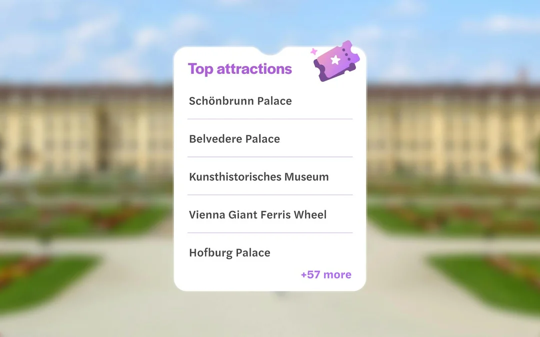 Vienna Flexi Pass: Choose 2/3/4/5 Attractions Image 2