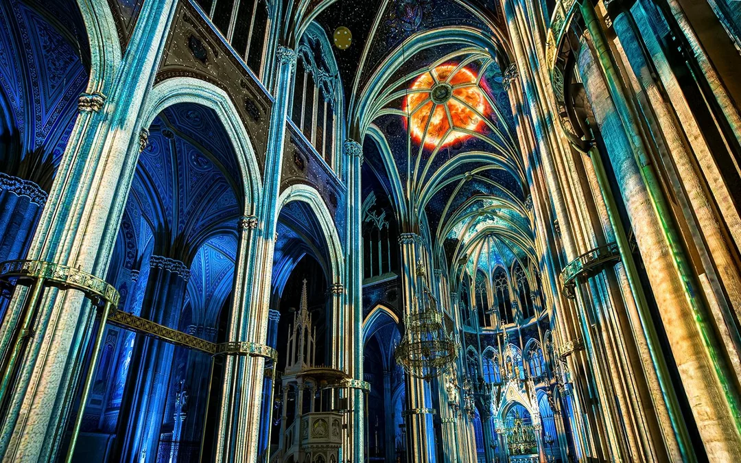 Vienna: Light of Creation Votivkirche Image 4