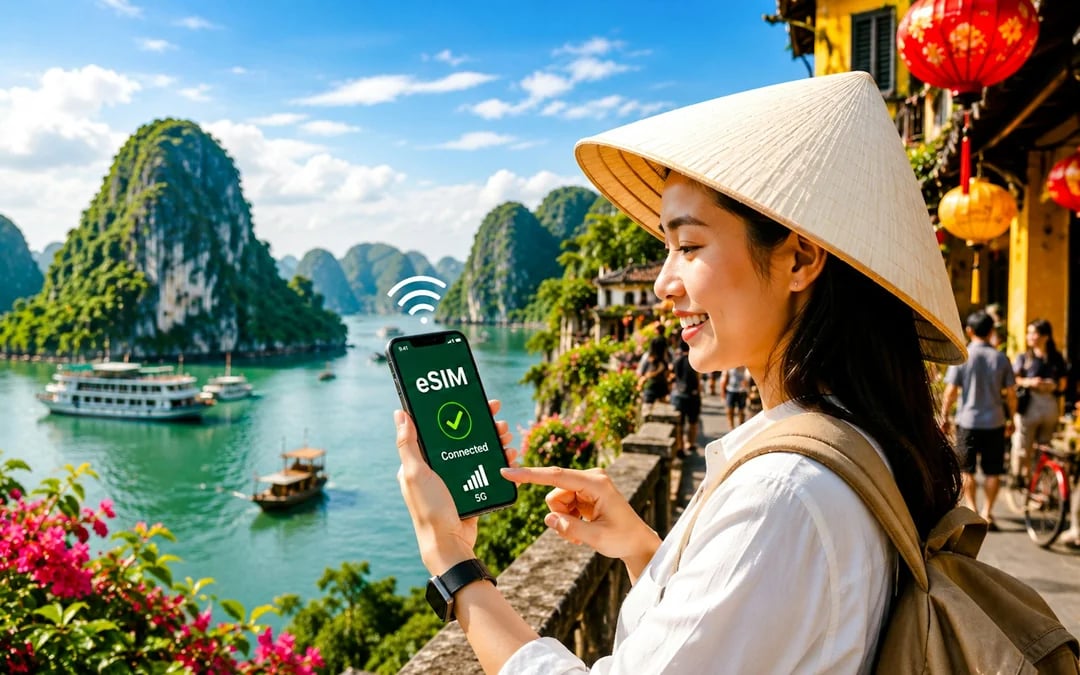 Vietnam Tourist eSIM: 5G Unlimited Data - 3-30-Day Plans Image 5