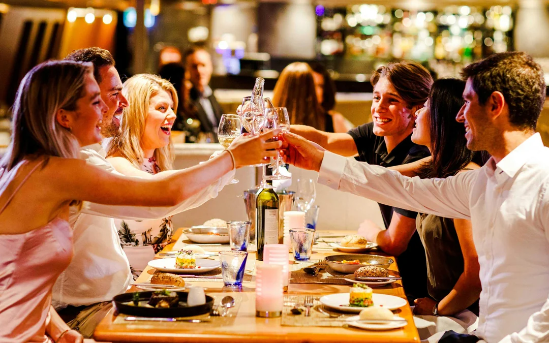 Vivid Sydney 6-Course Gold Penfold's Dinner Cruise with Live Music & Wine Image 2