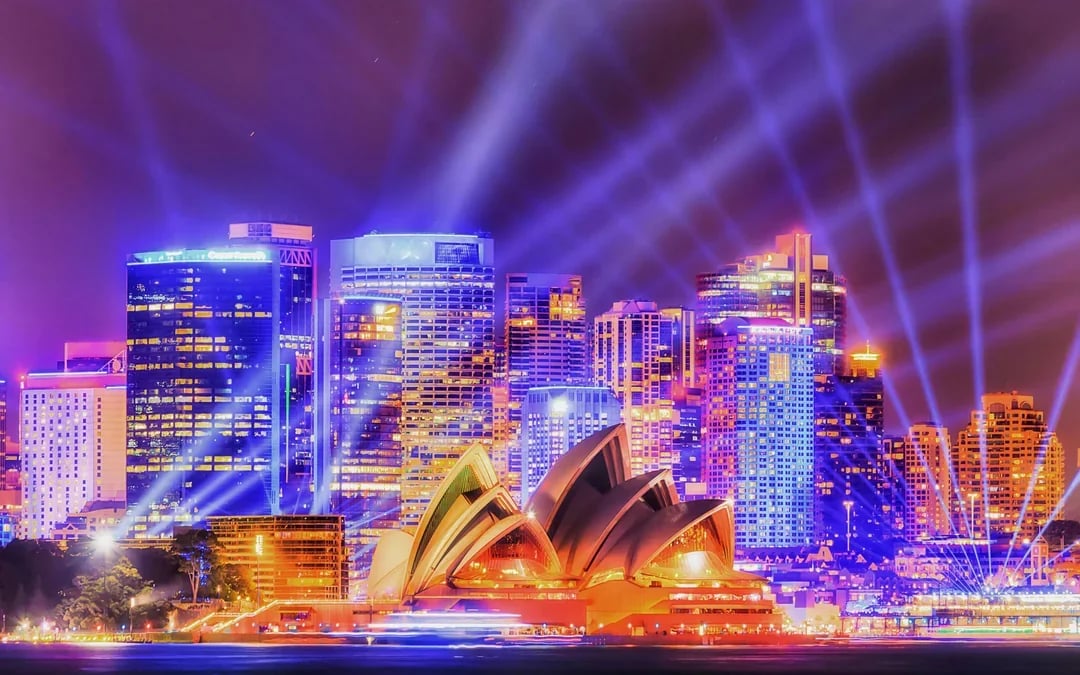 Vivid Sydney 6-Course Gold Penfold's Dinner Cruise with Live Music & Wine Image 8