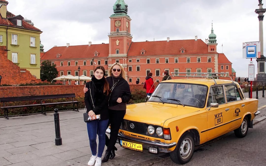 Warsaw Private City Tour by Retro Fiat with Hotel Pickup Image 1