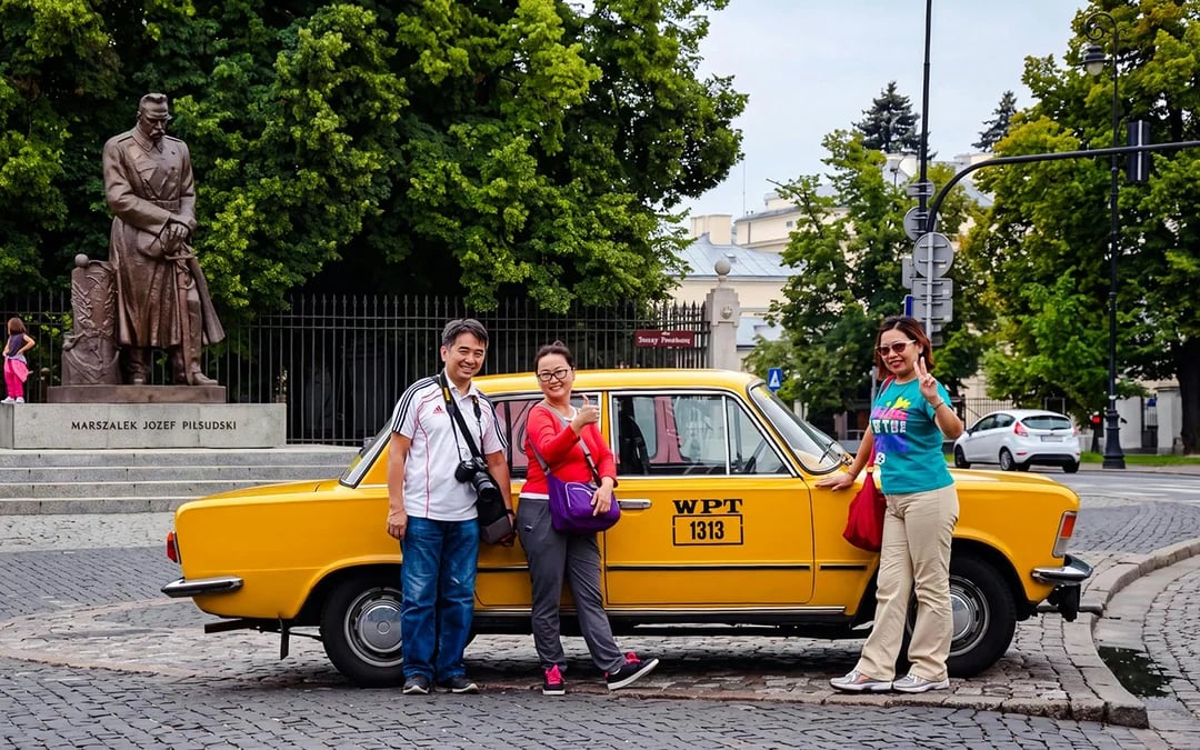 Warsaw Private City Tour by Retro Fiat with Hotel Pickup Image 4