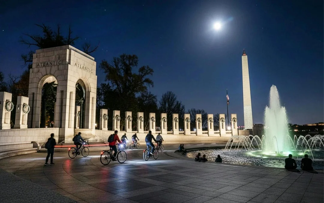 Washington DC Monuments at Night Bike Tour Image 2