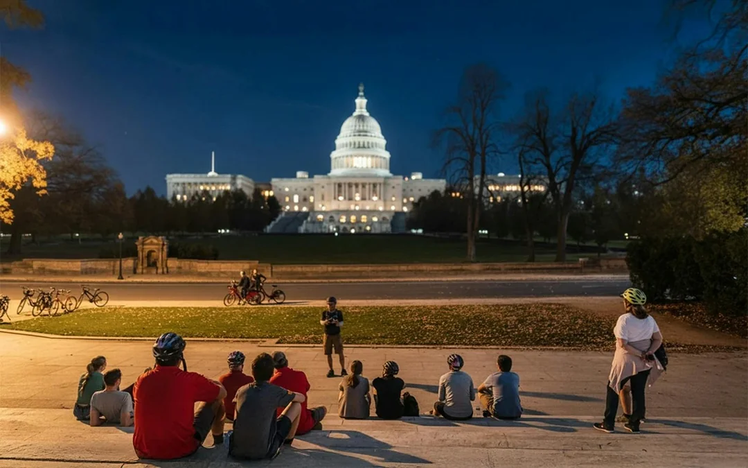 Washington DC Monuments at Night Bike Tour Image 3