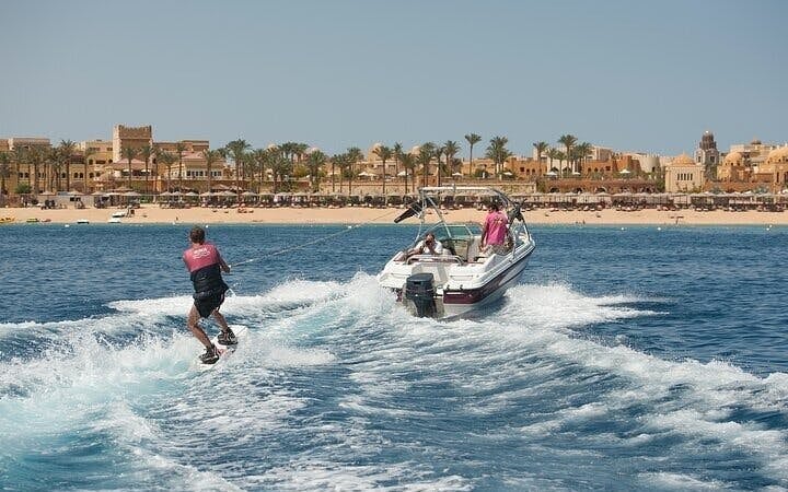 Water Skiing with Glass Boat Viewing and Transfer–Sharm El Sheikh Image 9