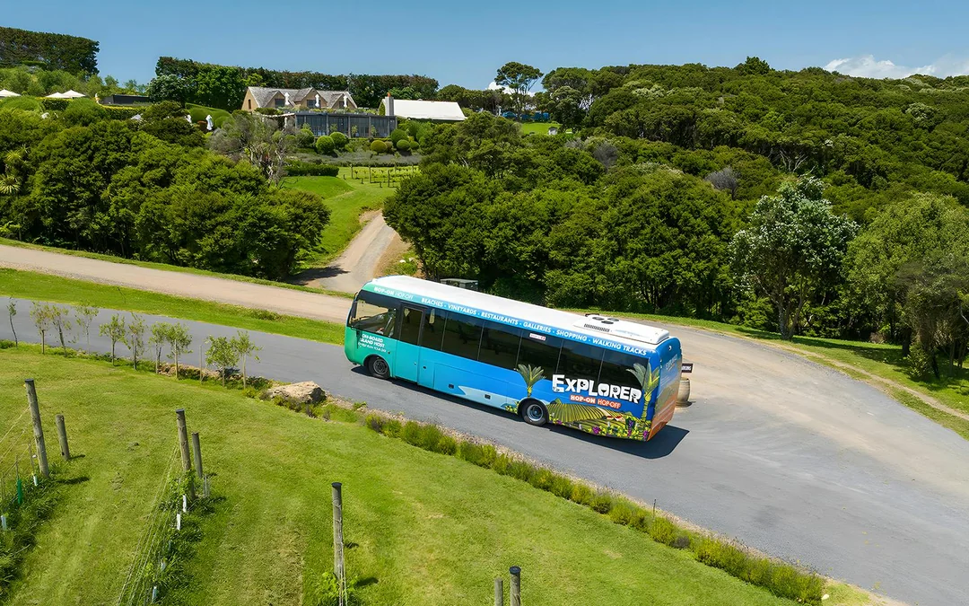 Western Explorer: Waiheke Island Hop-on Hop-off Bus Tour with Optional Ferry Transfers Image 1