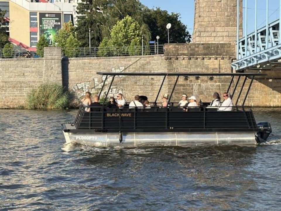 Wroclaw catamaran cruise with multilingual audio guide