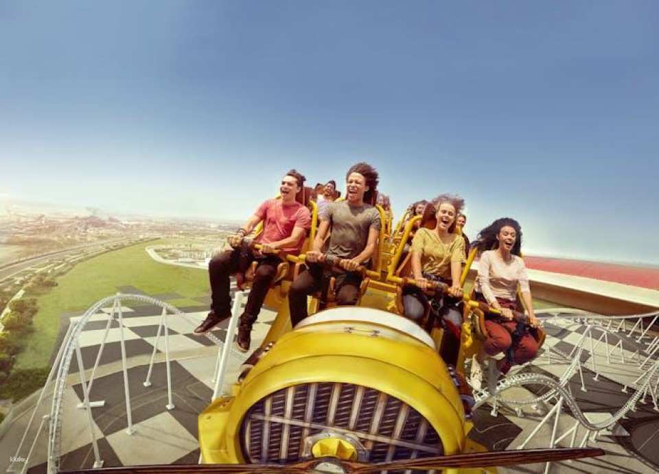 Yas Island Abu Dhabi, access to 4 parks