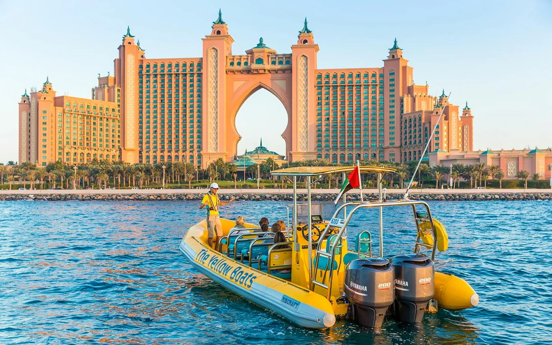 Yellow Boats Dubai Guided Speedboat Tour Image 2