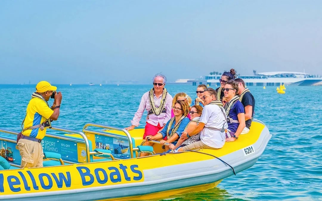Yellow Boats Dubai Guided Speedboat Tour Image 7