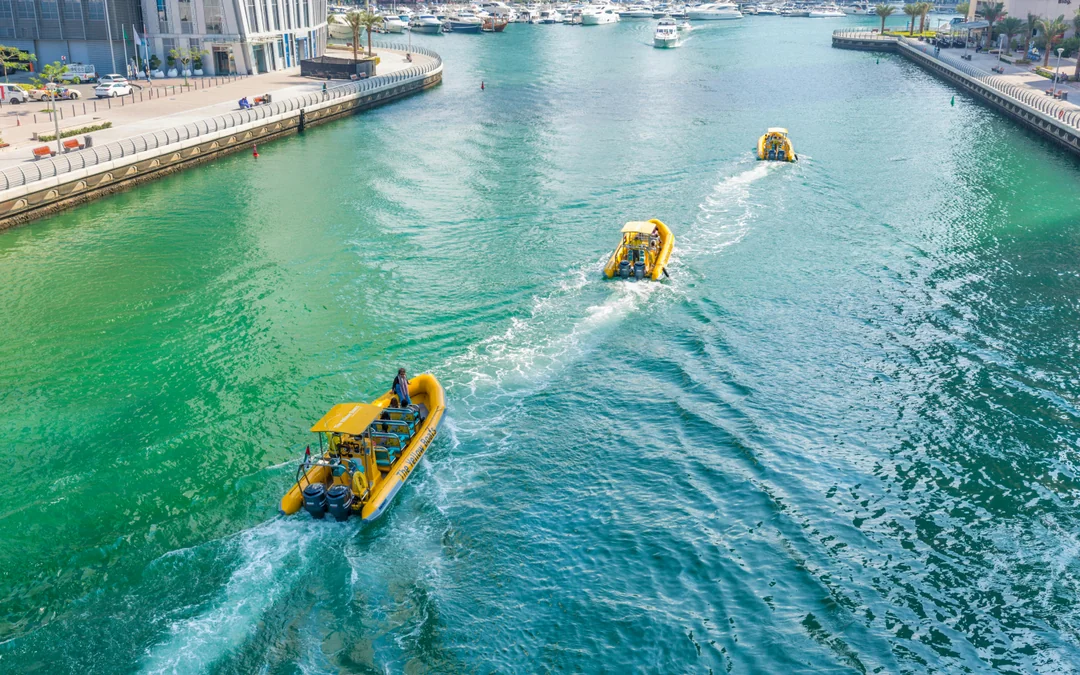 Yellow Boats Dubai Guided Speedboat Tour Image 9