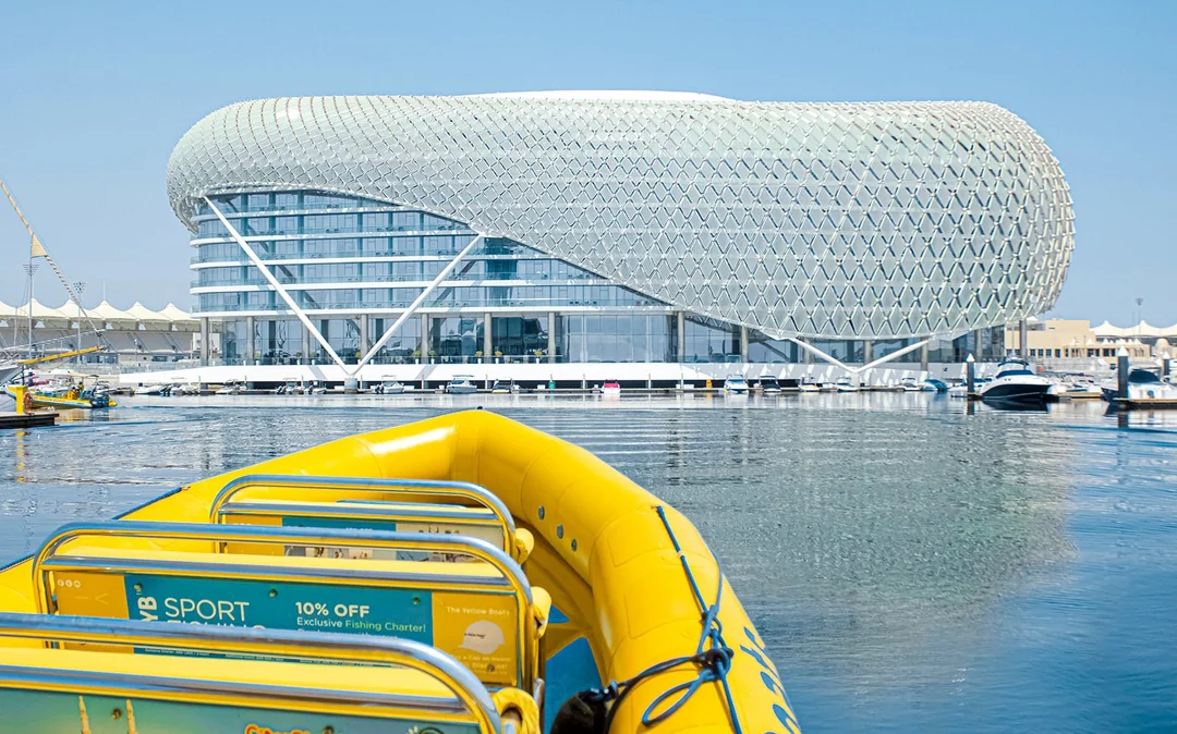 Yellow Boats: Sightseeing Speedboat Tour of Yas Island Image 2
