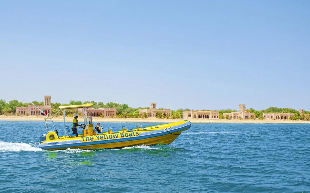 Yellow Boats: Sightseeing Speedboat Tour of Yas Island Image 4