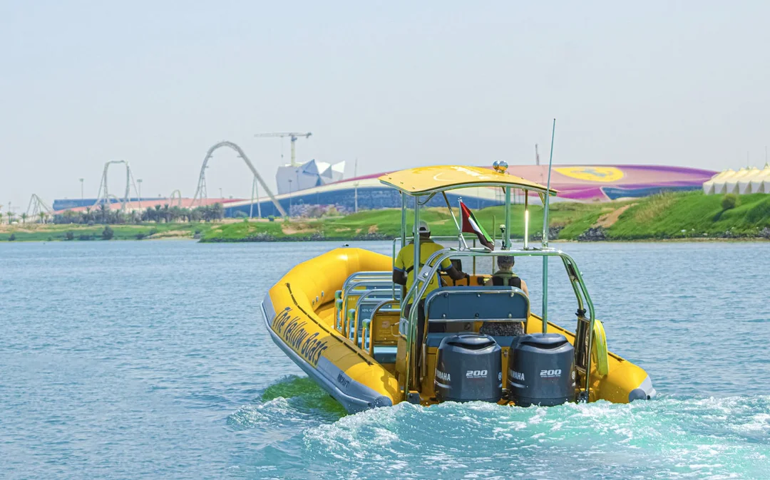 Yellow Boats: Sightseeing Speedboat Tour of Yas Island Image 9