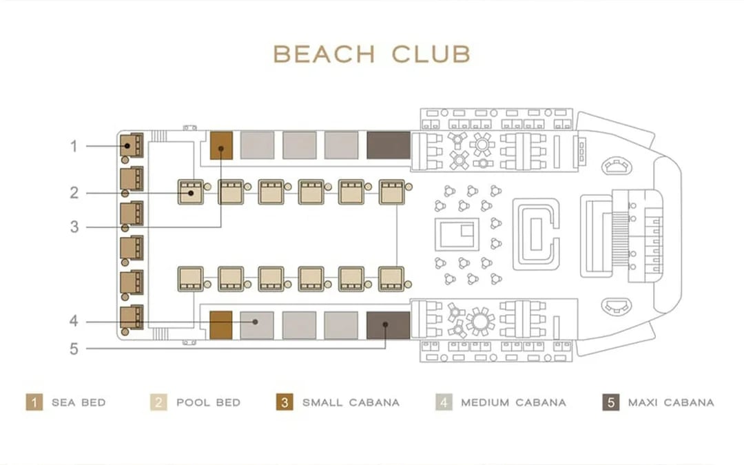YONA Beach Club: Poolside Reserved Seats (for 2 to 4 Guests) Image 10
