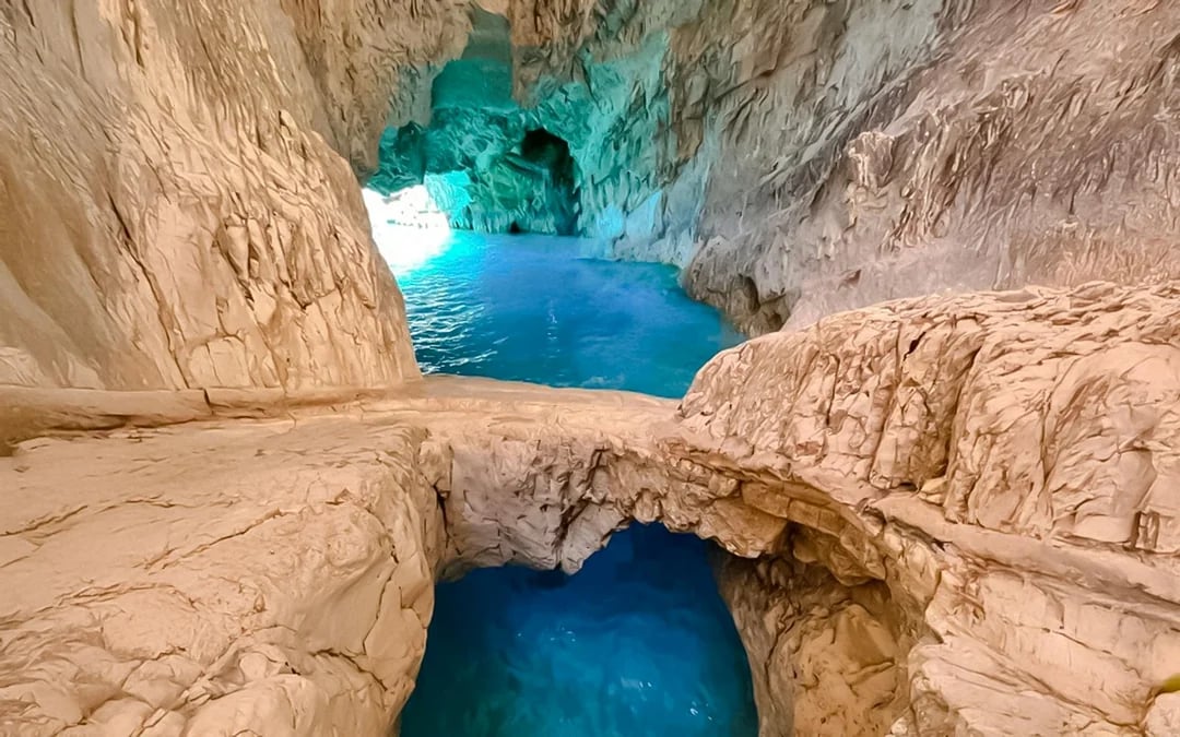 Zakynthos Navagio, Blue Caves & White Beach Glass-Bottom Boat Tour Image 5