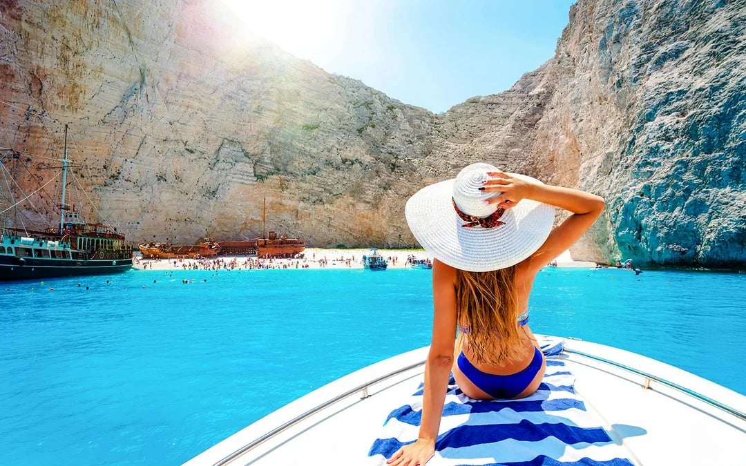 Zakynthos Shipwreck, Caves & White Beach Speedboat Tour Image 2